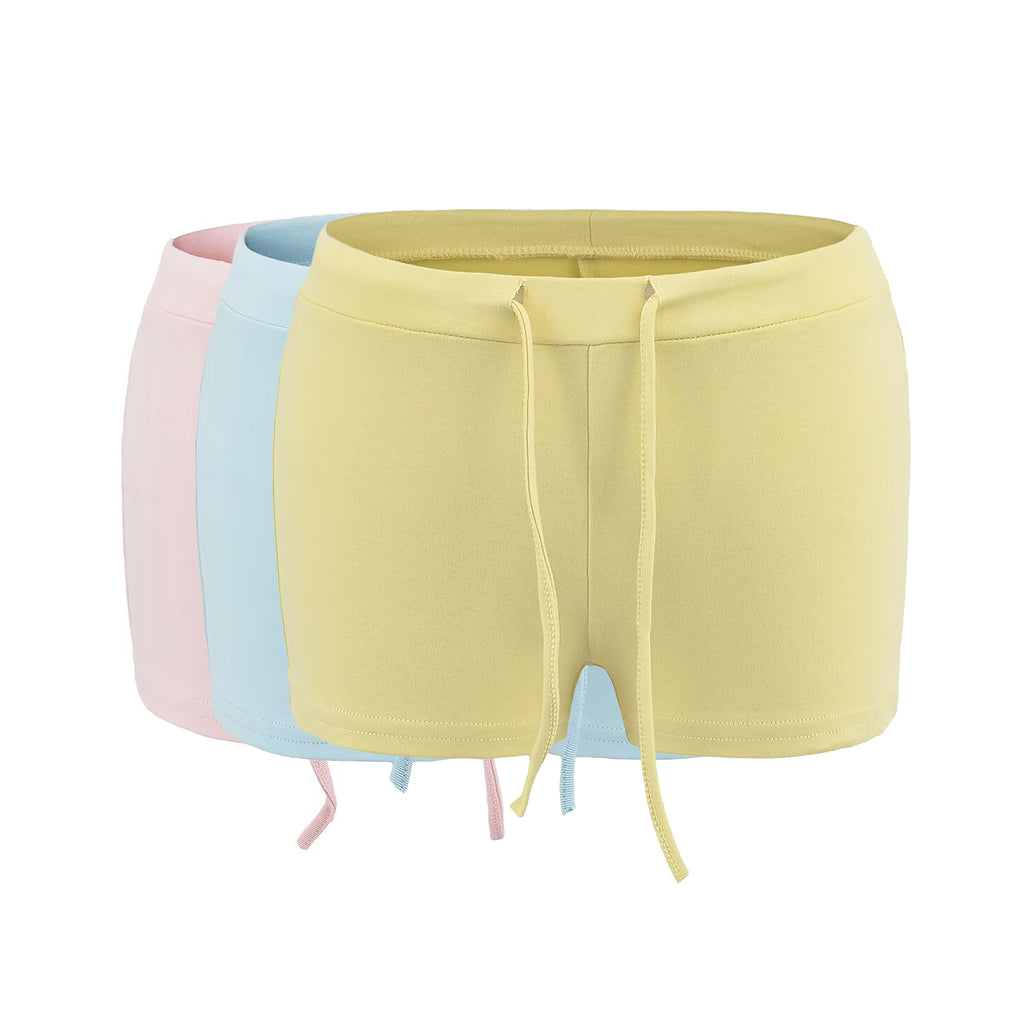 EUPHORIA SHORT - PINK / LIGHT BLUE / YELLOW