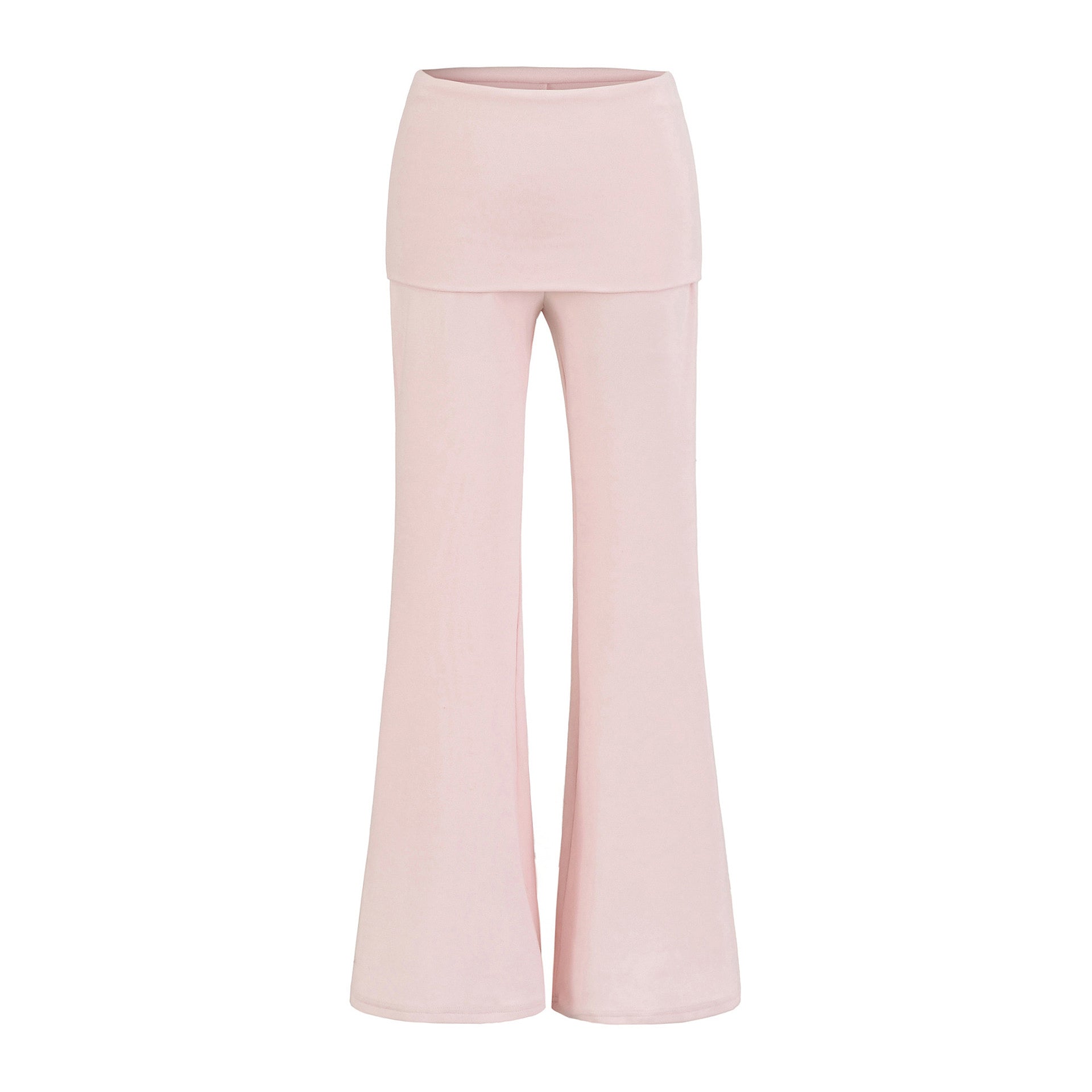 LAZY MORNING FLARE PANT - SOFT PINK
