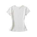 MY EVERYDAY BASIC SHORT SLEEVE TOP - WHITE / BLACK