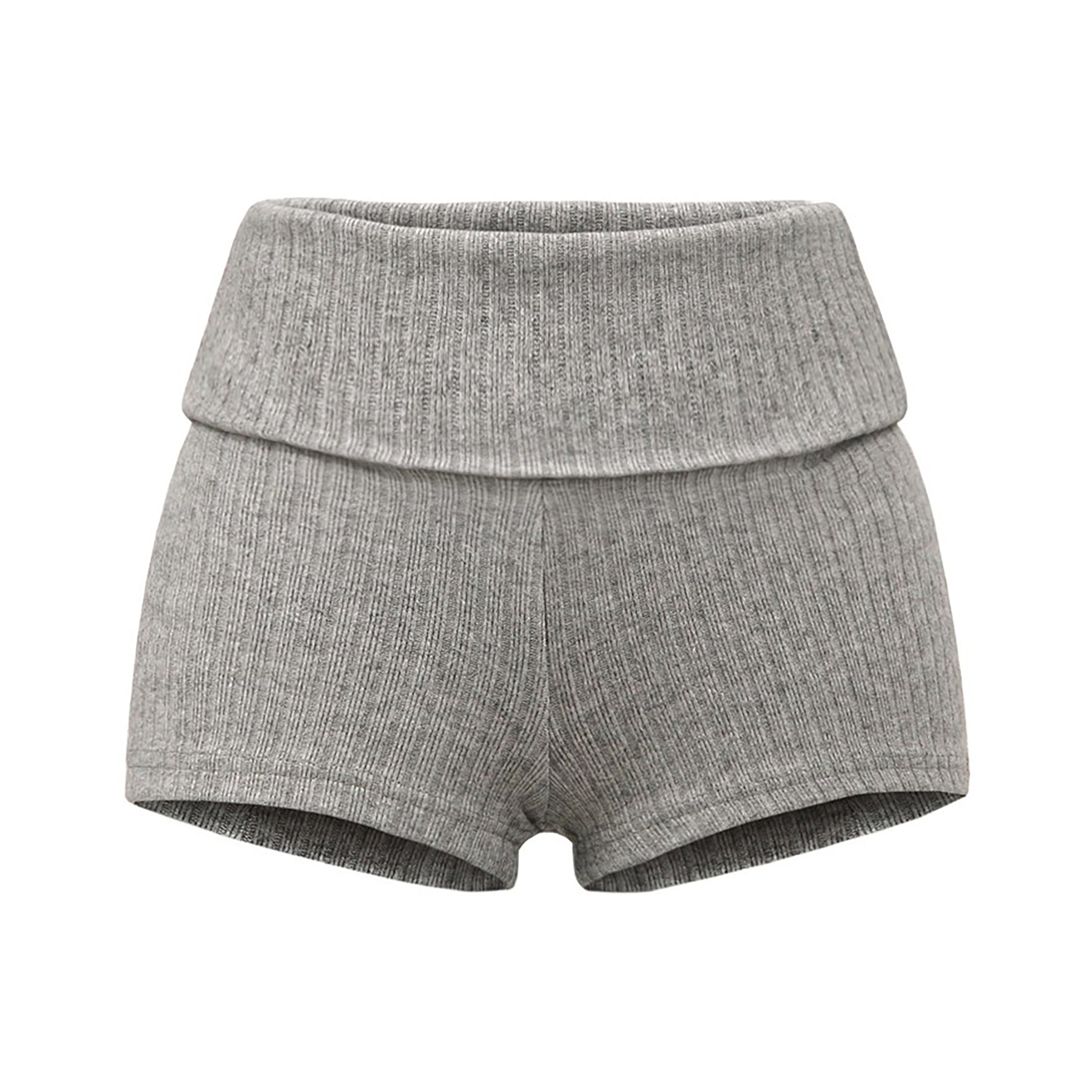 COZY MOMENTS KNIT SHORT - GRAY