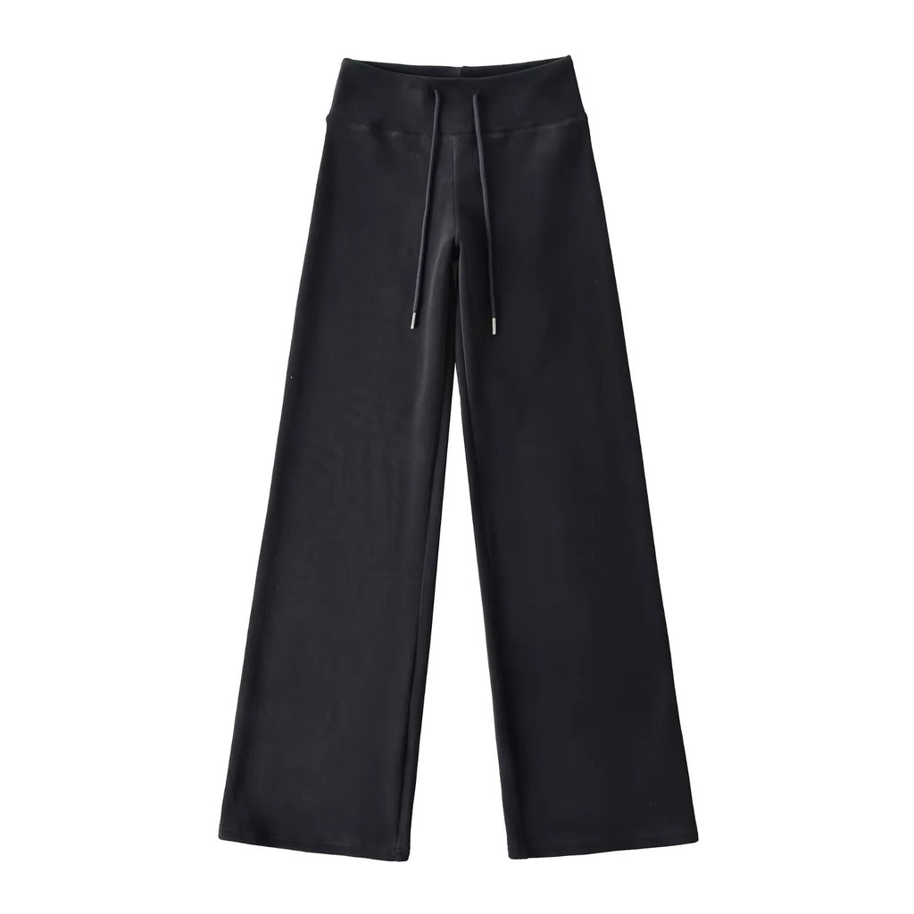 SOFT GIRL ERA TRANK PANT SET - BLACK