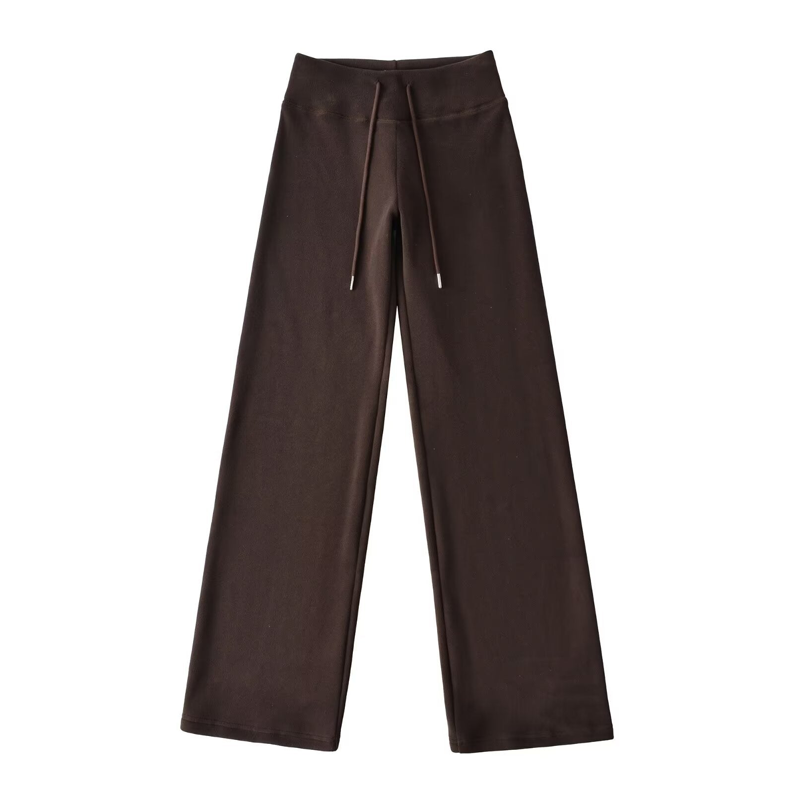 SOFT GIRL ERA FLEECE TRACKPANT - DARK BROWN
