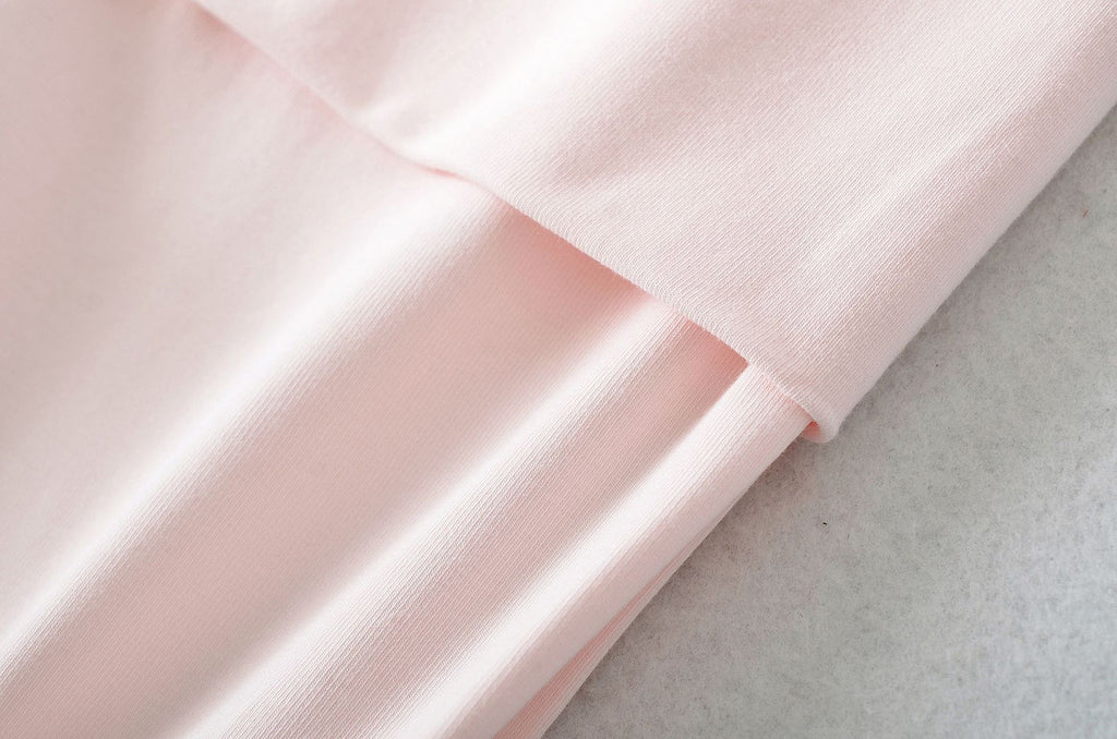 CRUSHING ON YOU FOLD OVER PANT - SOFT PINK