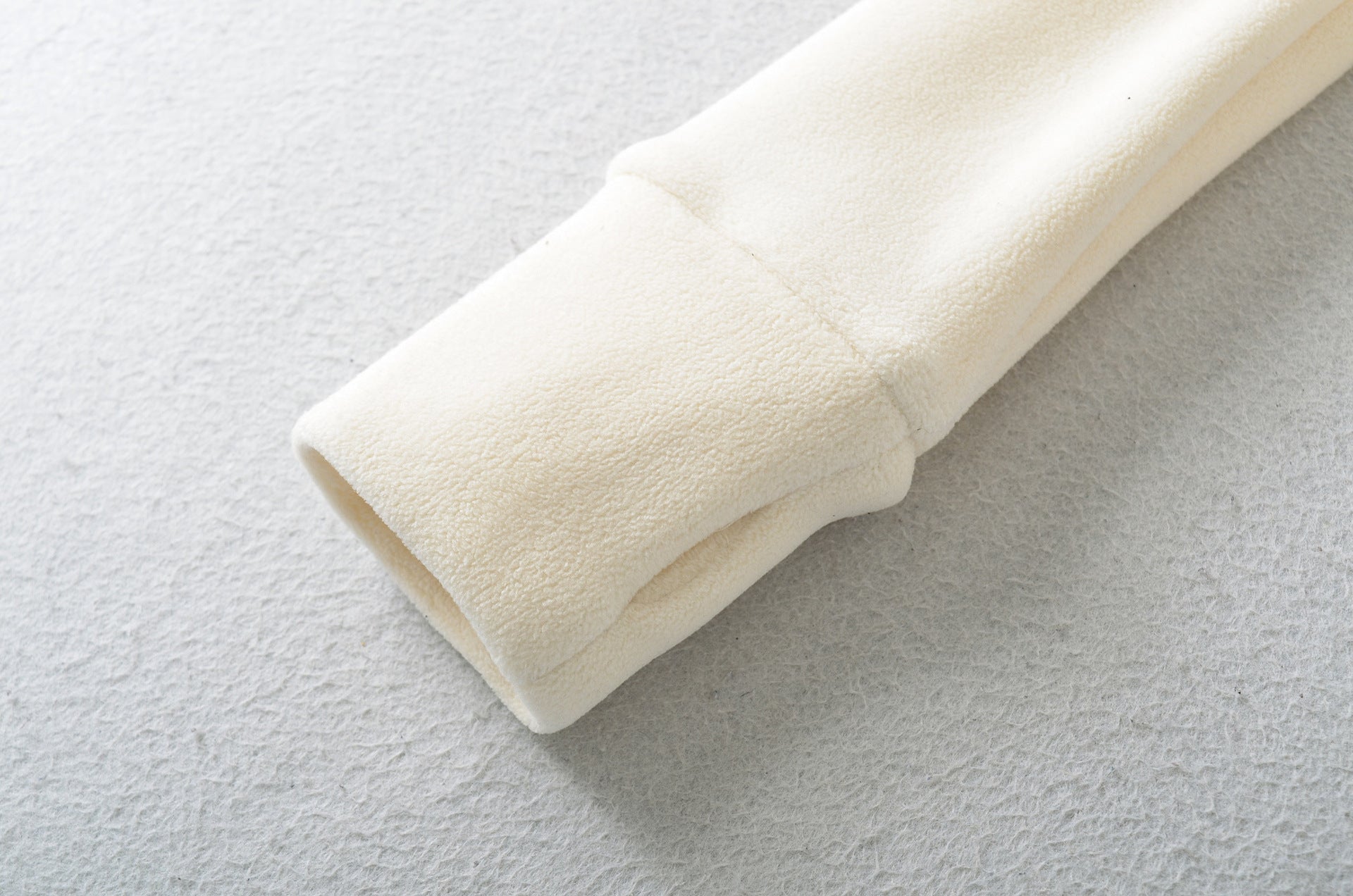 SOFT GIRL ERA ZIP UP HOODIE  - CREAM