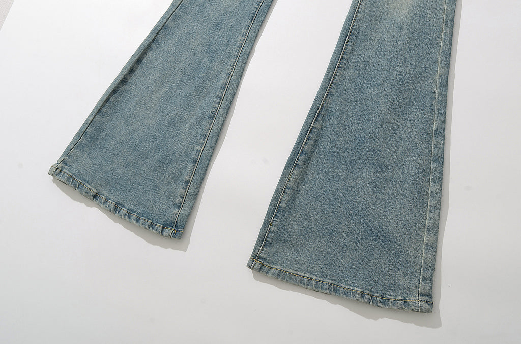 NEXT LEVEL FLARE JEAN - DARK BLUE
