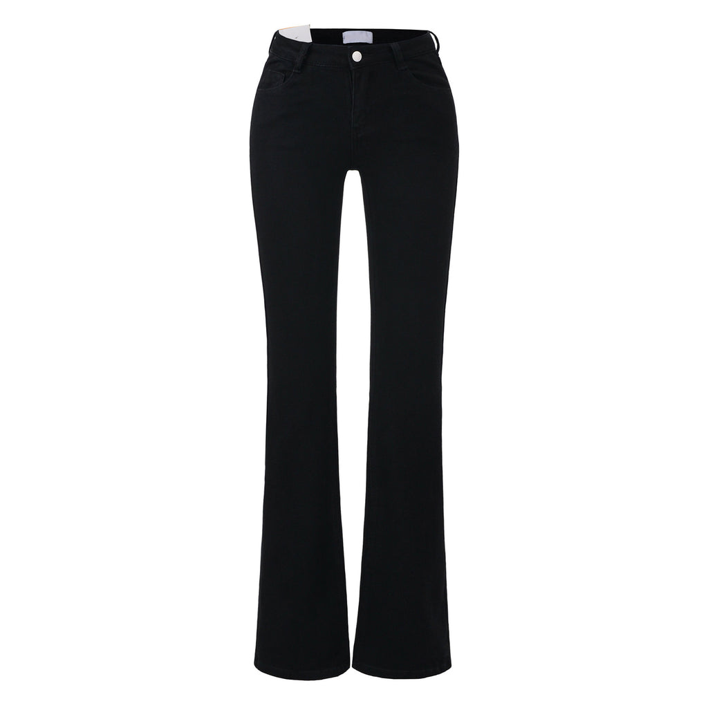 BLAIR LOW RISE FLARE JEANS - BLACK