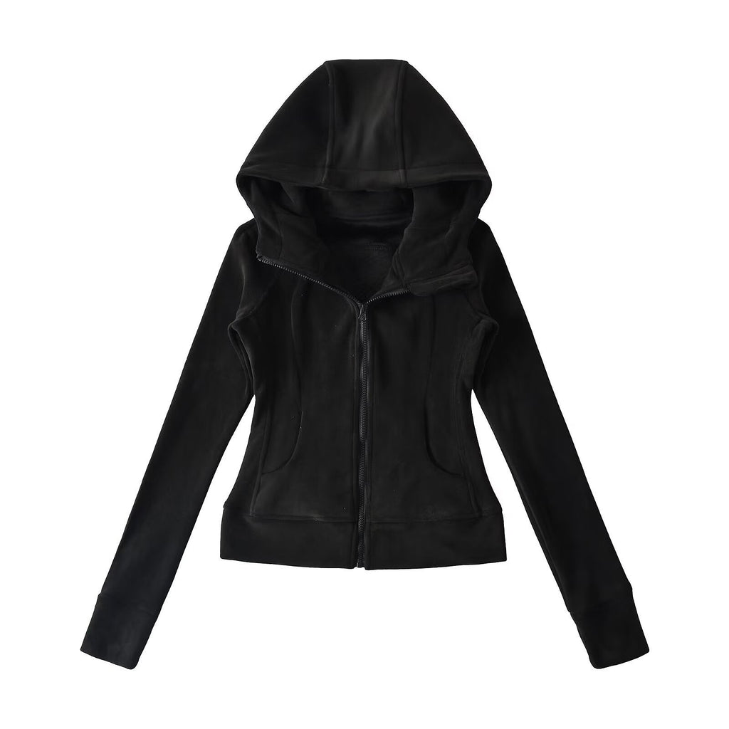 SOFT GIRL ERA TRANK PANT SET - BLACK