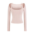 NEED ME OFF SHOULDER TOP - SOFT PINK