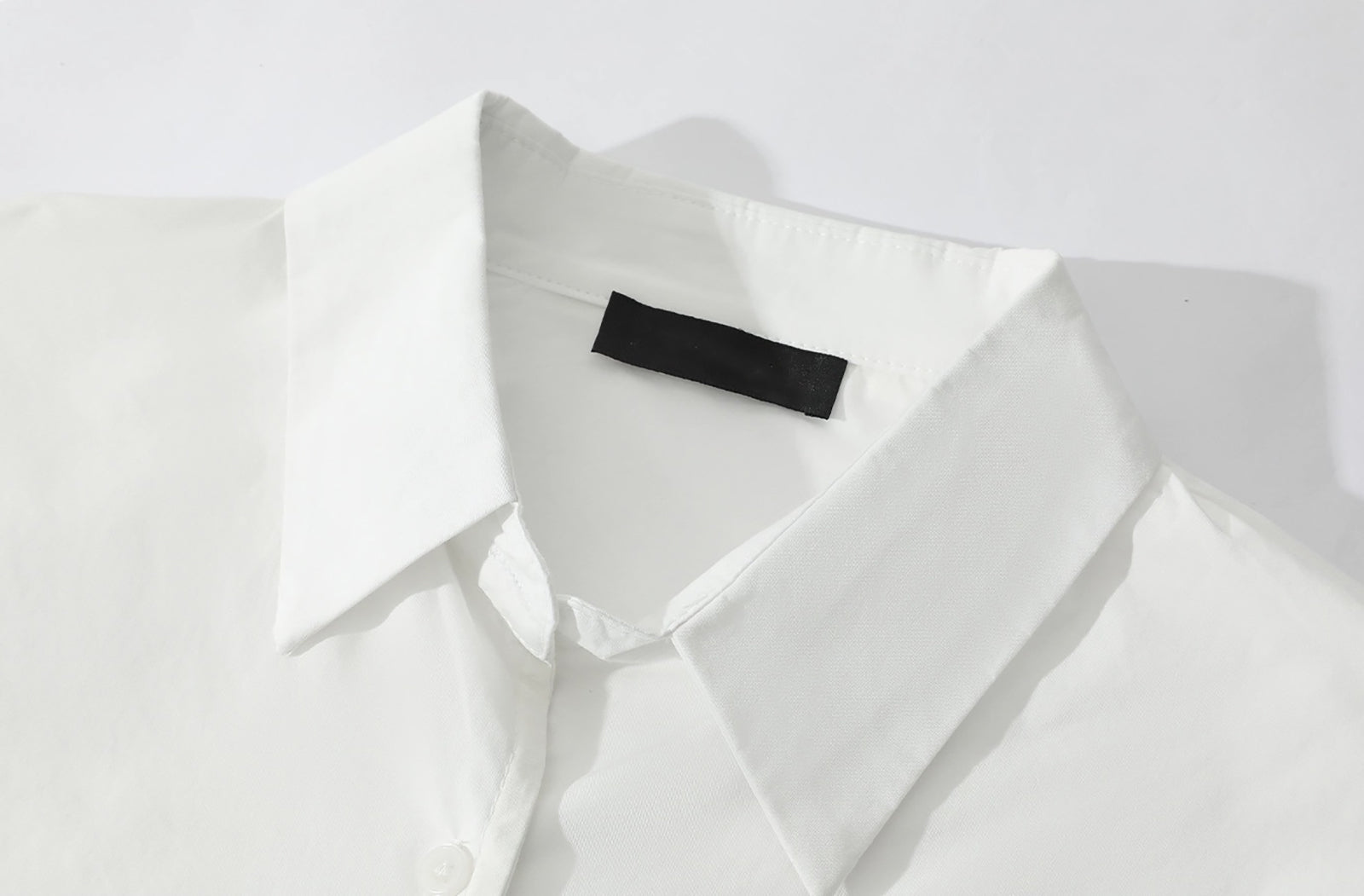 PICNIC DATE LOOSE FIT LONG SLEEVE SHIRT - WHITE