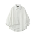 PICNIC DATE LOOSE FIT LONG SLEEVE SHIRT - WHITE
