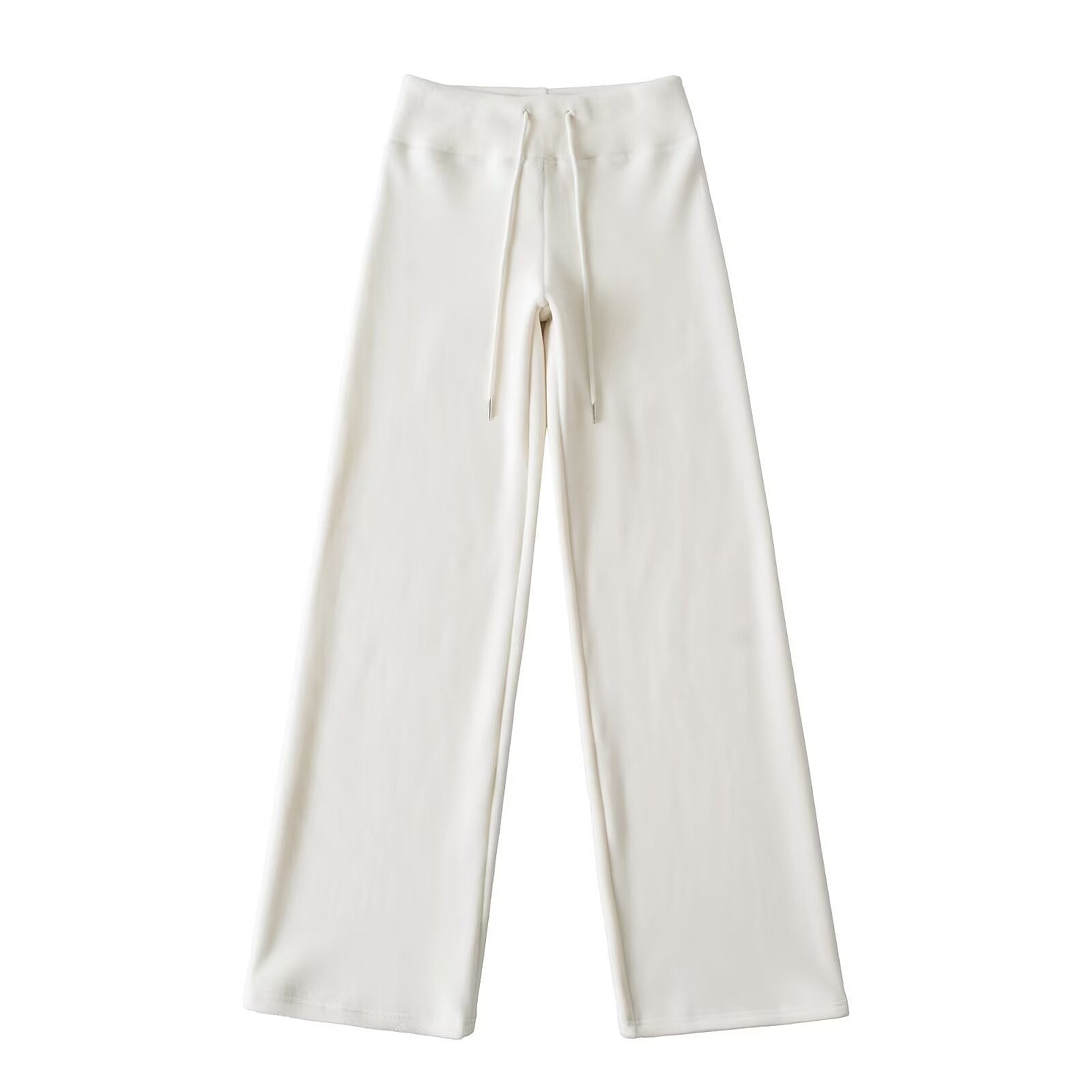 SOFT GIRL ERA FLEECE TRACKPANT - CREAM