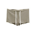 BETTY STRIPED SHORT - BROWN
